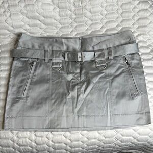 Guess Silver Mini Skirt